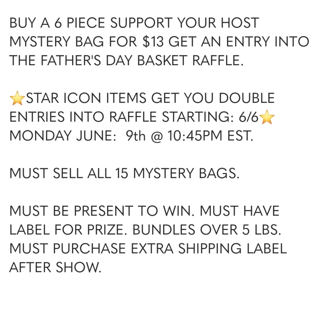 ⭐️Buy Now! Father's Day Raffle Basket Entry For June 9th @ 10:45pm Est. - Picture 2 of 5